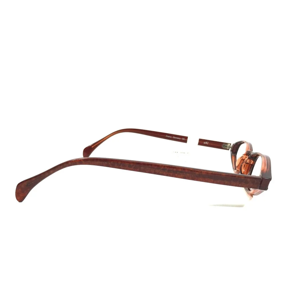 ogi Petite Eyeglasses Frames MOD. A7053 COL. 171 Brown Oval Full Rim 44-20-140